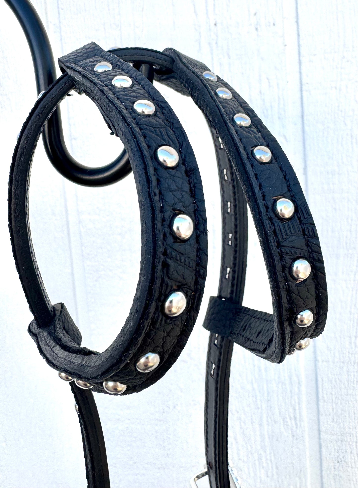 Fairytail Leather Co Black Designer Headstall
