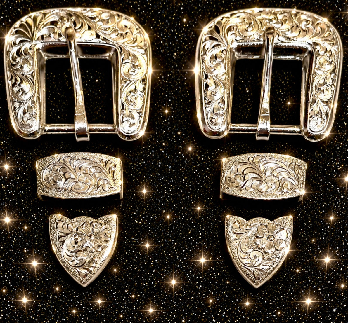 German Silver Buckles, 7/8”