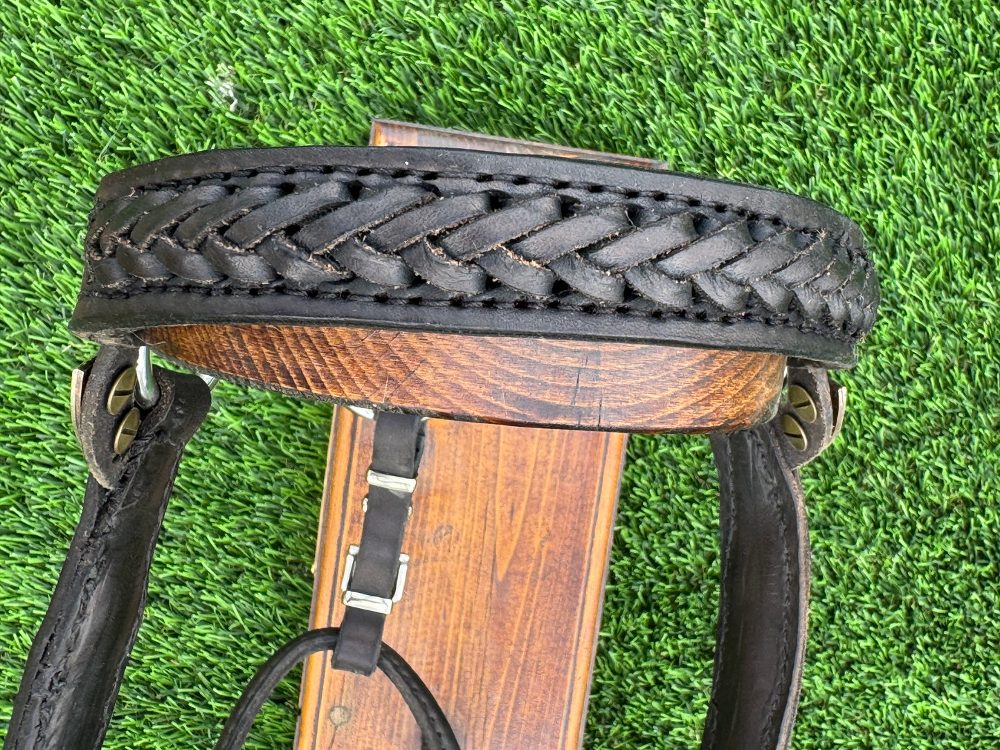 Black Braided Congress Cut Halter