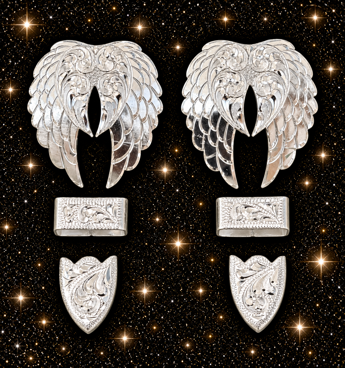 German Silver Buckles, 3/4”
