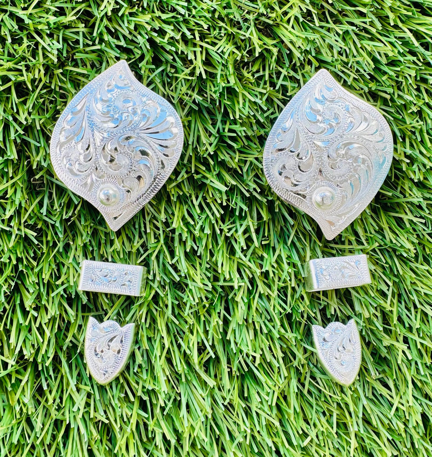 German Silver Buckles, 5/8”