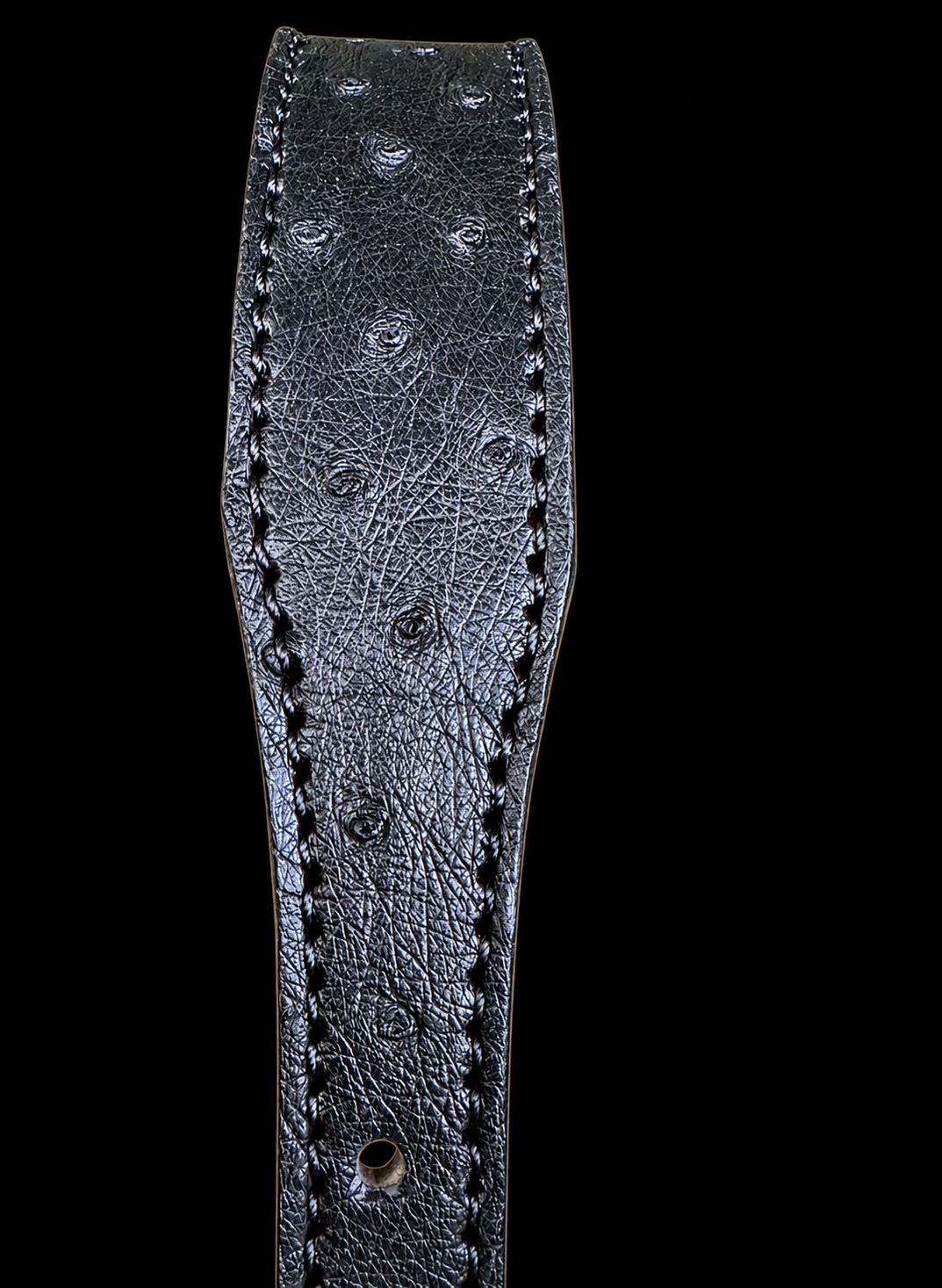 Fairytail Leather Black Metallic Stingray Halter, Yearling