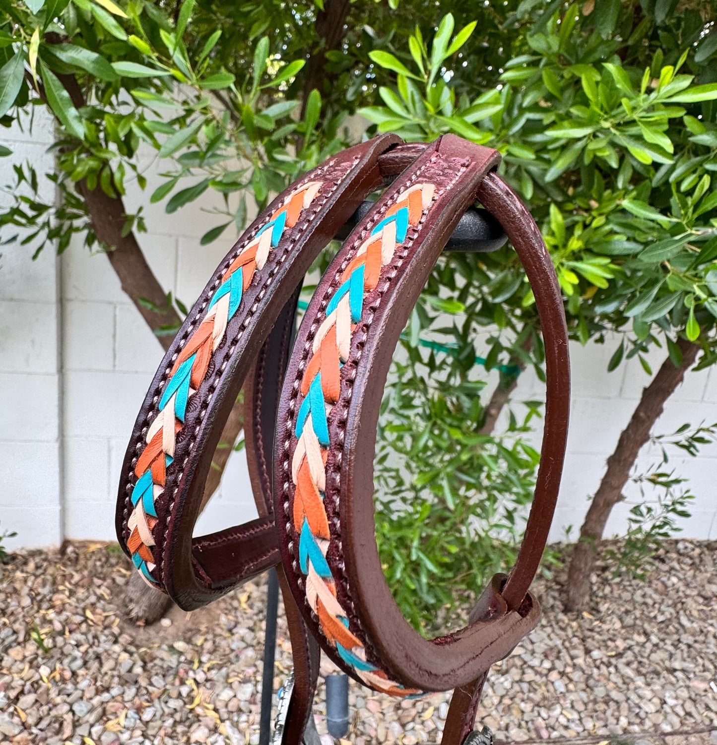 Fairytail Leather Co Kangaroo Lace Ranch Headstall
