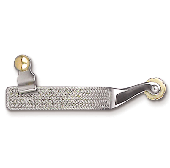 Ladies Engraved Leaves Western Show Spurs