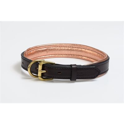Perri's® Padded Leather Dog Collar - Mutiple Color Options
