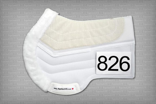 EquineLUX Luxury Competition Number™ Countoured Saddle Pad, Shimmable