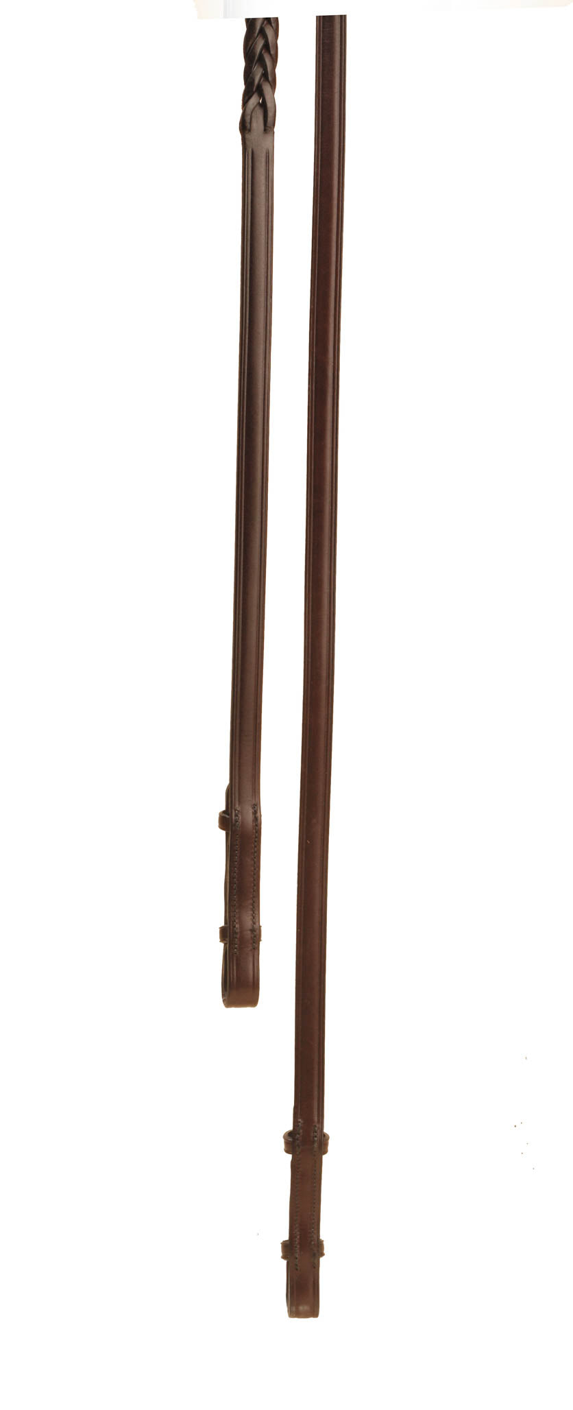Tory Havana Leather Plait Braided English Reins 60"