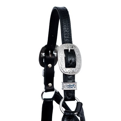 Stainless Steel Floral Oval Buckles, 1”