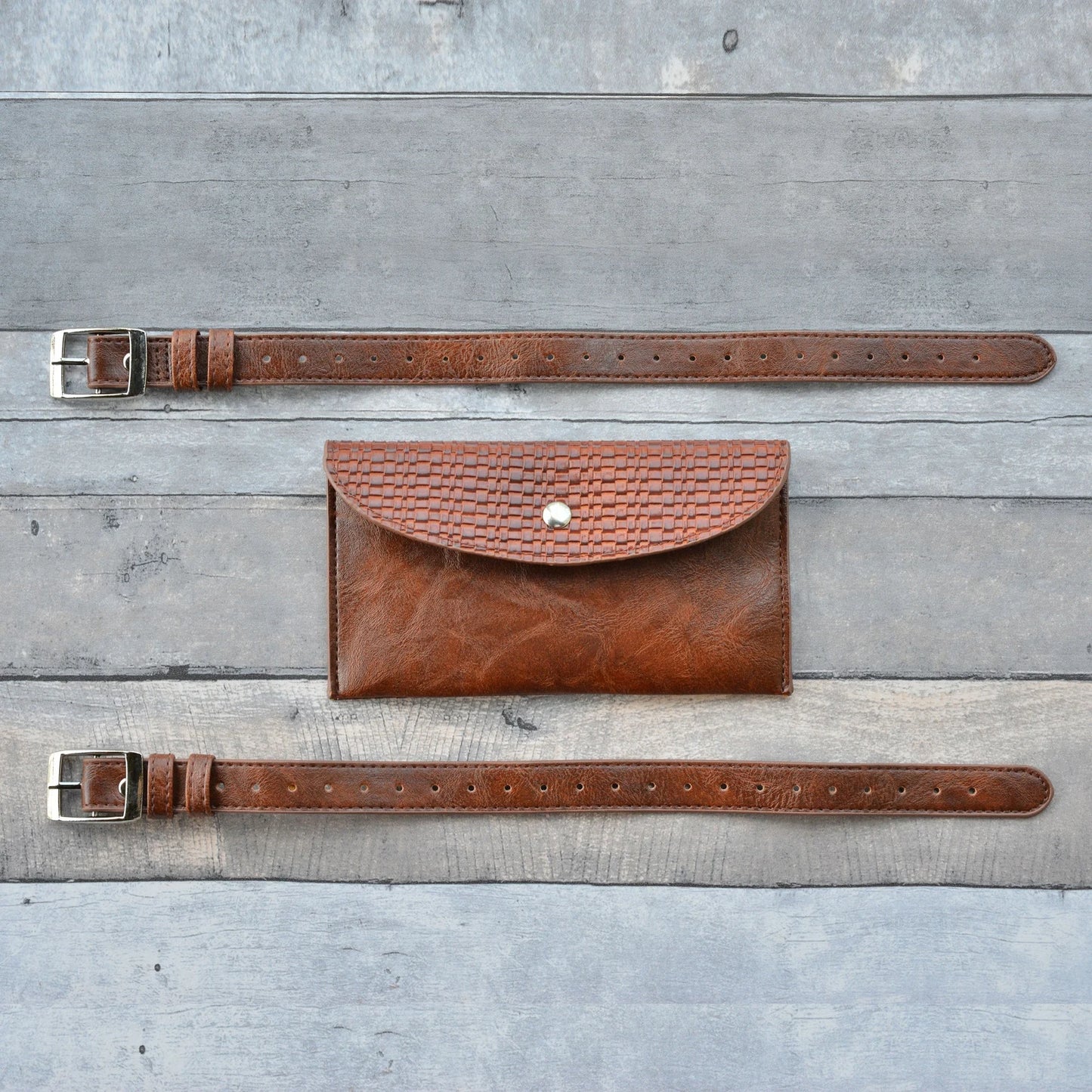 Saddle Pommel Bag Cell Phone Holder, Black or Brown