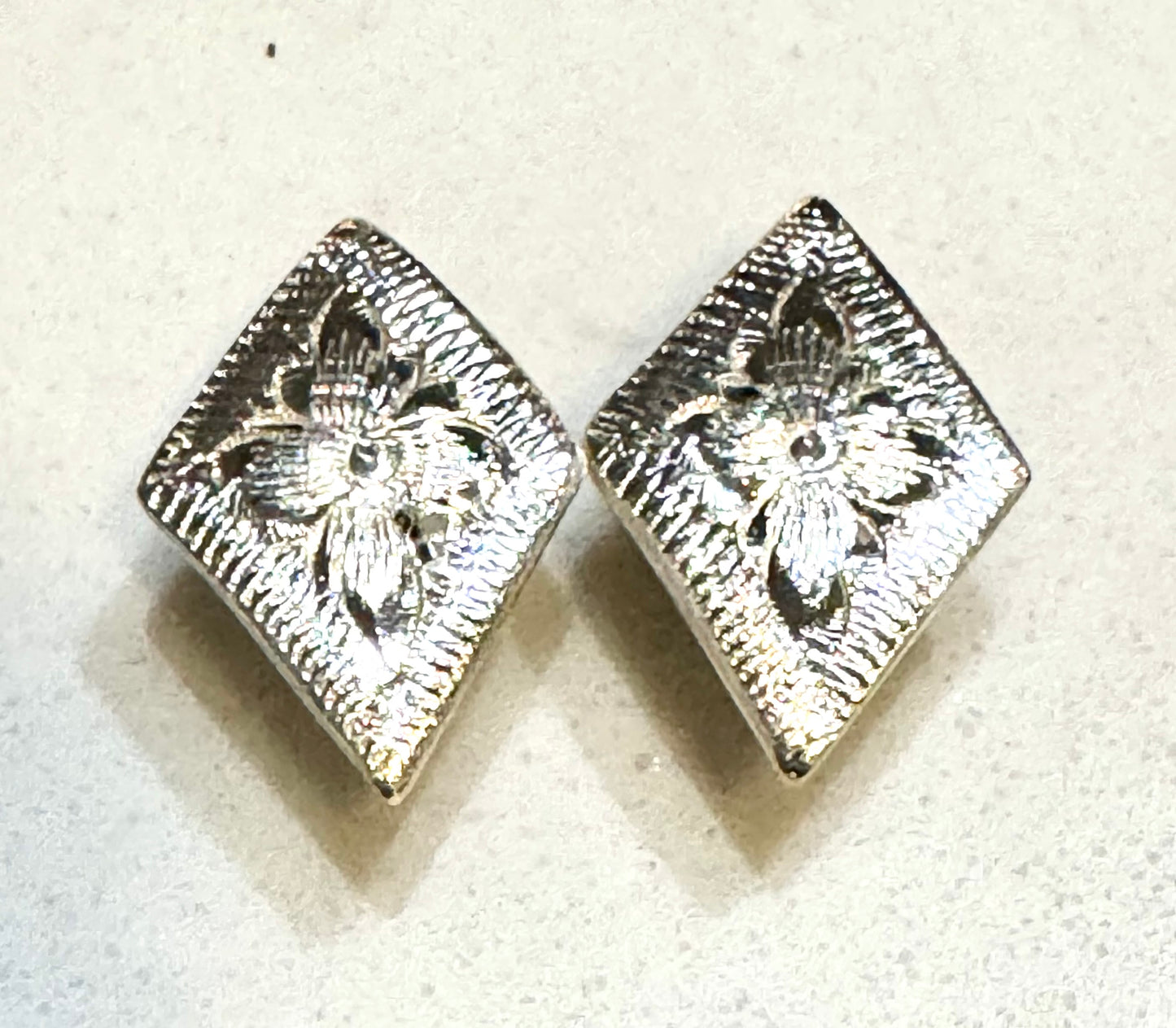 German Silver Conchos, 1/2” Diamond