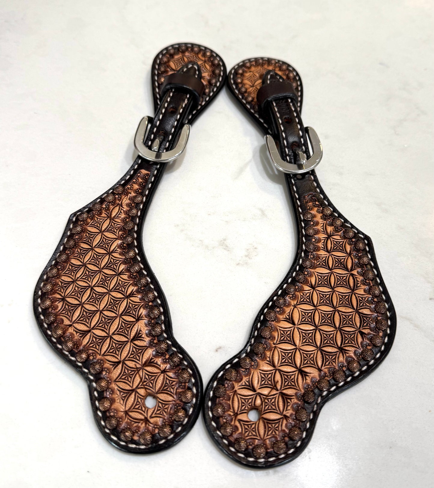 Ladies Two-Tone Spur Straps