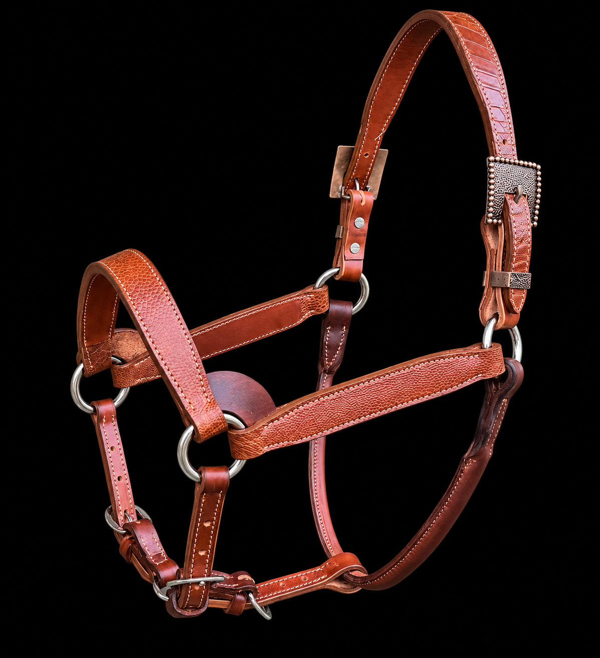 Fairytail Leather Co Ostrich Leg Halter
