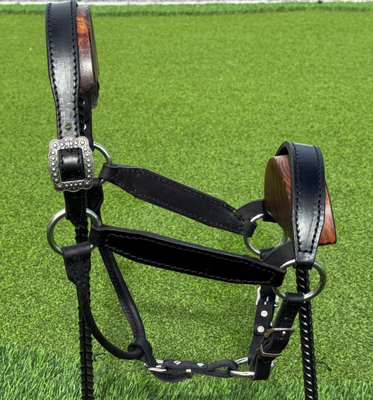 Black Yearling Size Halter