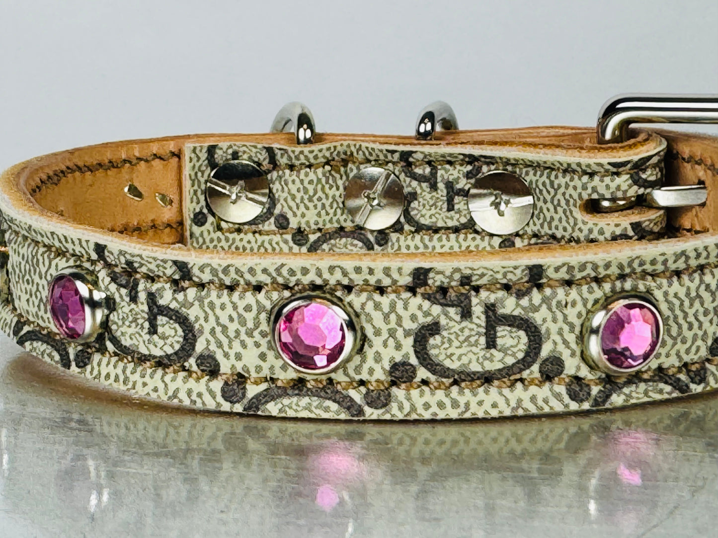 Fairytail Leather Co Designer Dog Collar