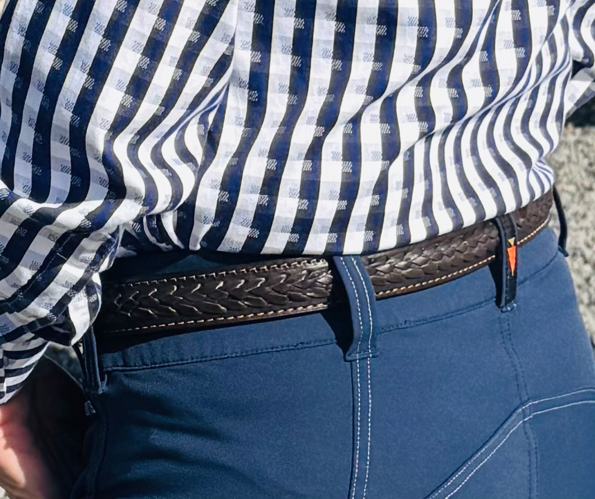 Fairytail Leather Braided Equestrian Belt