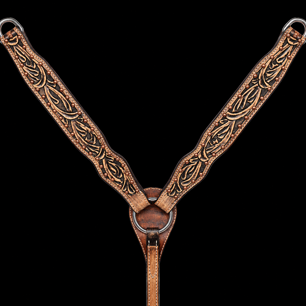 Brushed Chocolate Copper Breastcollar