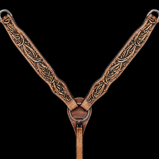 Brushed Chocolate Copper Breastcollar