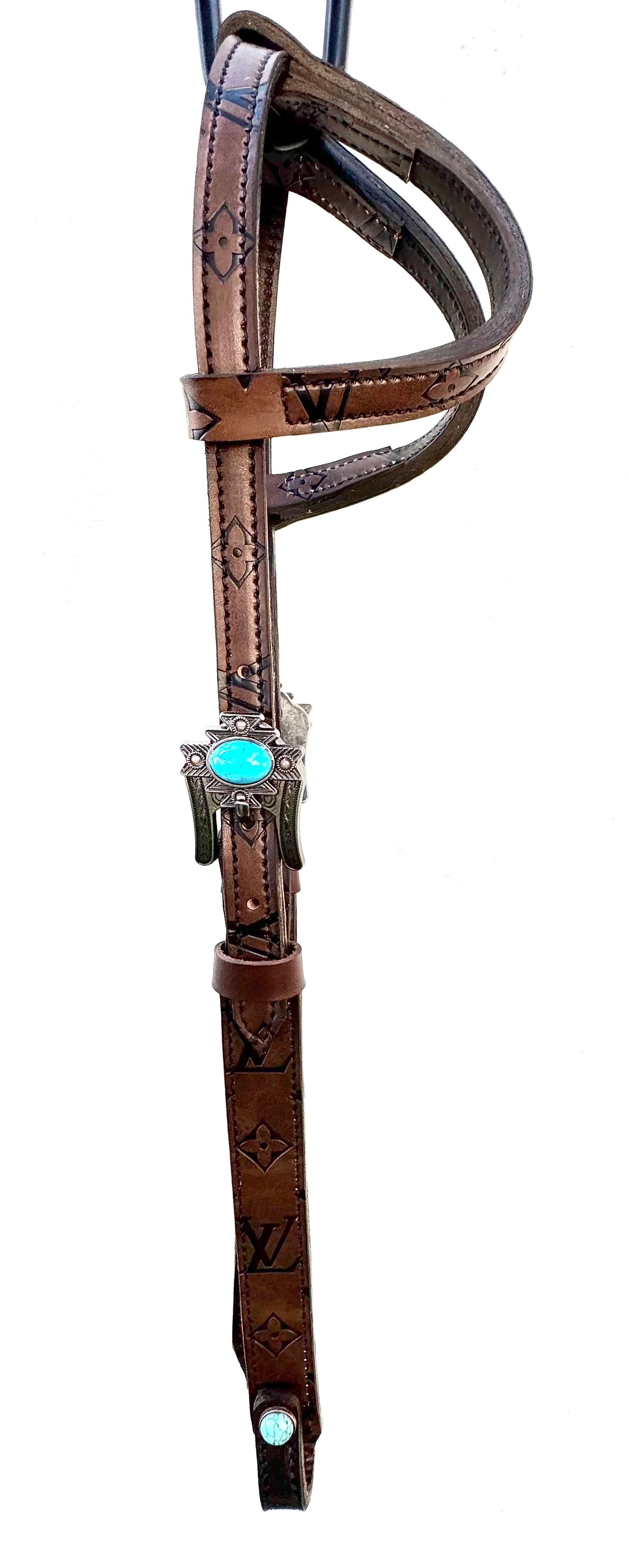 Fairytail Leather Co Brown Designer Headstall