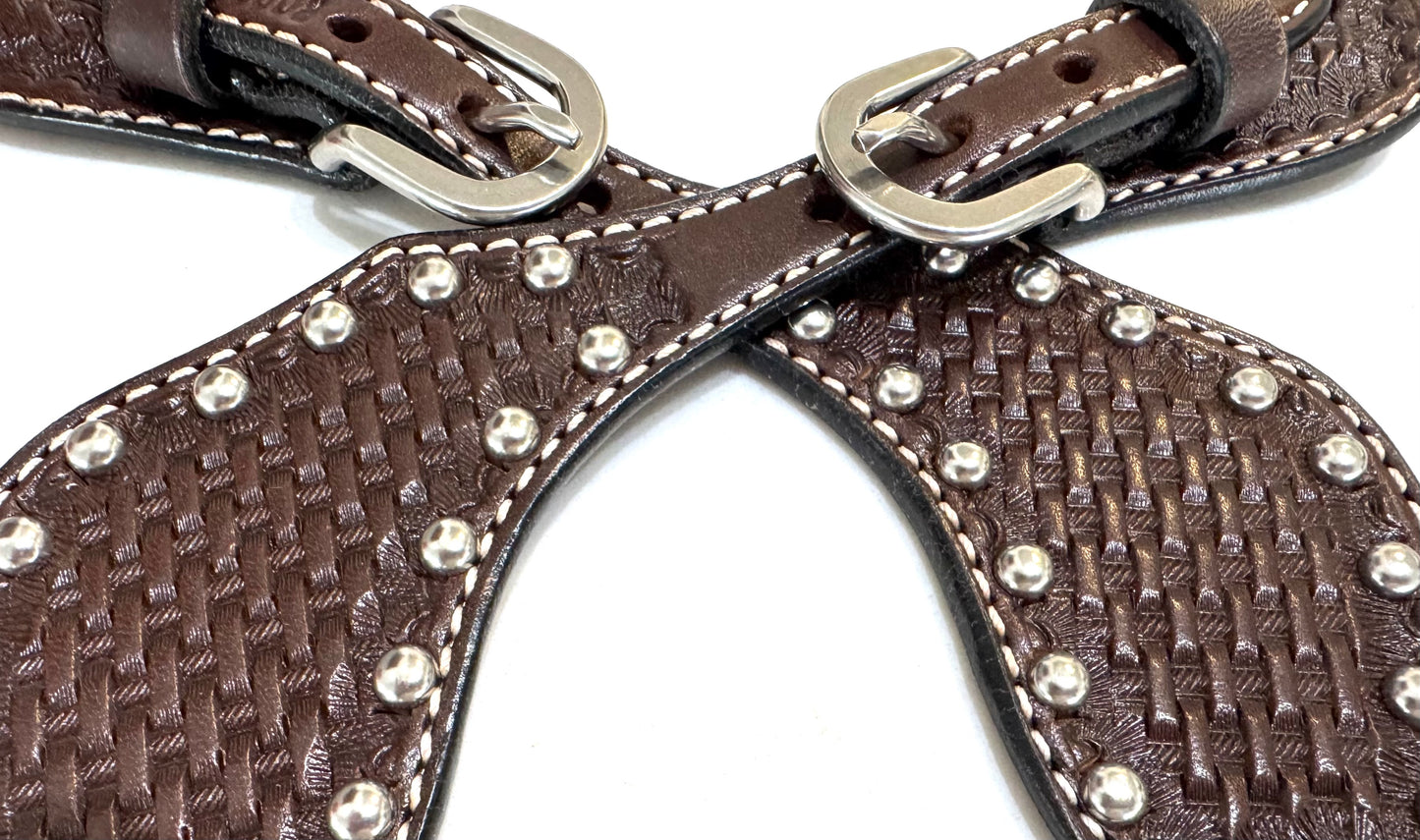 Ladies Chocolate  Western Spur Straps