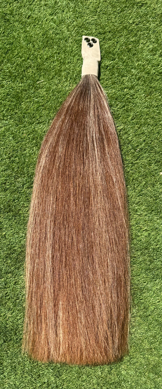 Medium Sorrel with Small Amount of Flaxen, 37”, 2.25 lbs, Weight Setup