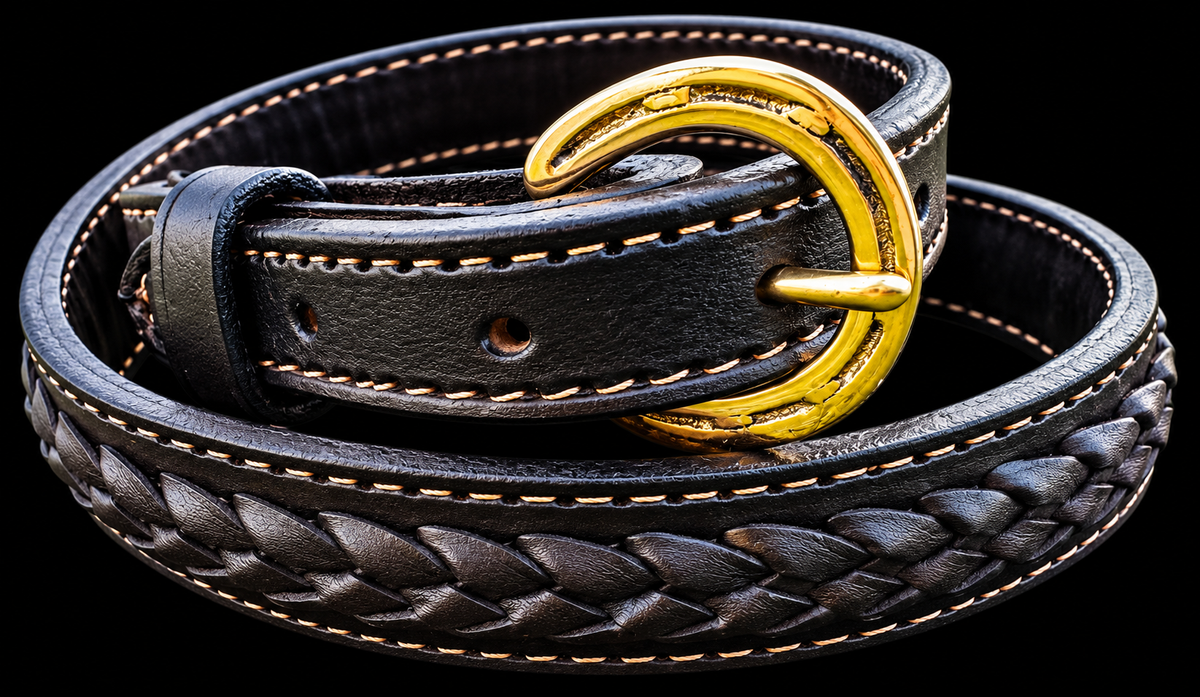 Fairytail Leather Braided Equestrian Belt