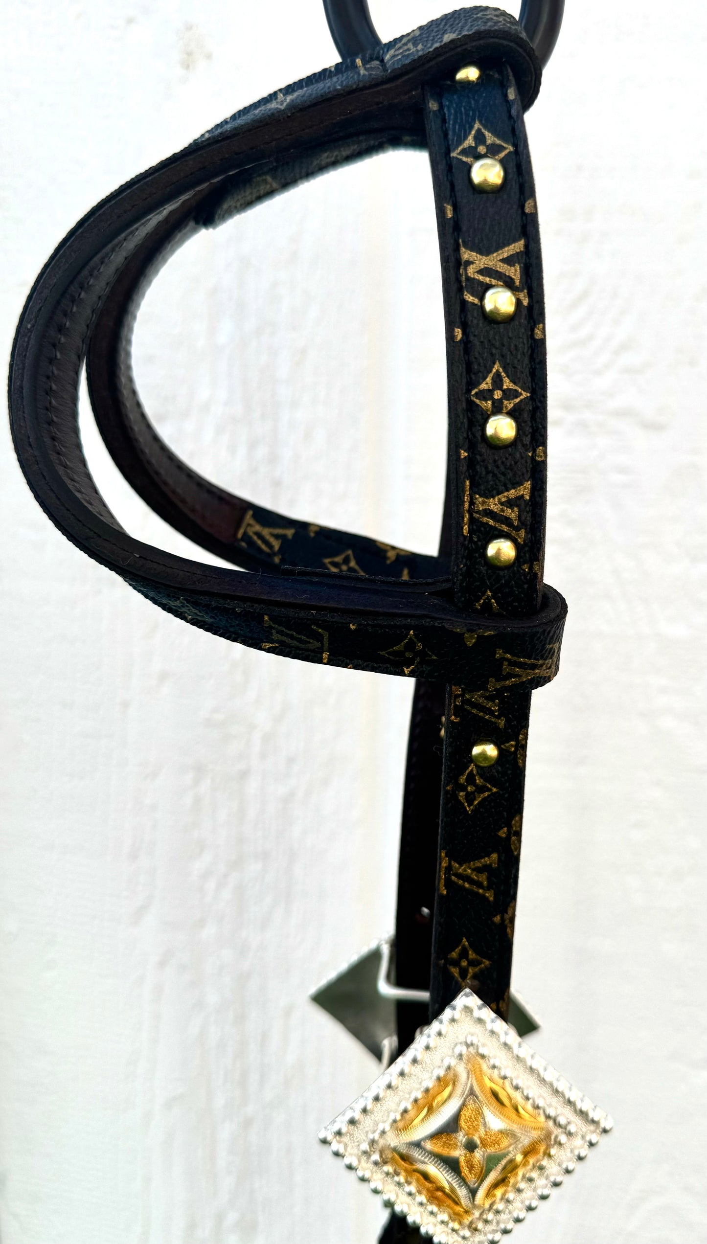 Fairytail Leather Co Black Designer Headstall