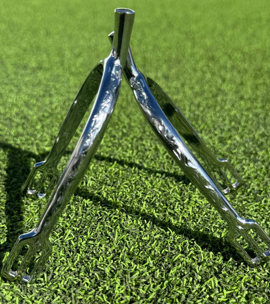 Ladies 1" Engraved Silver Prince of Wales English Spurs