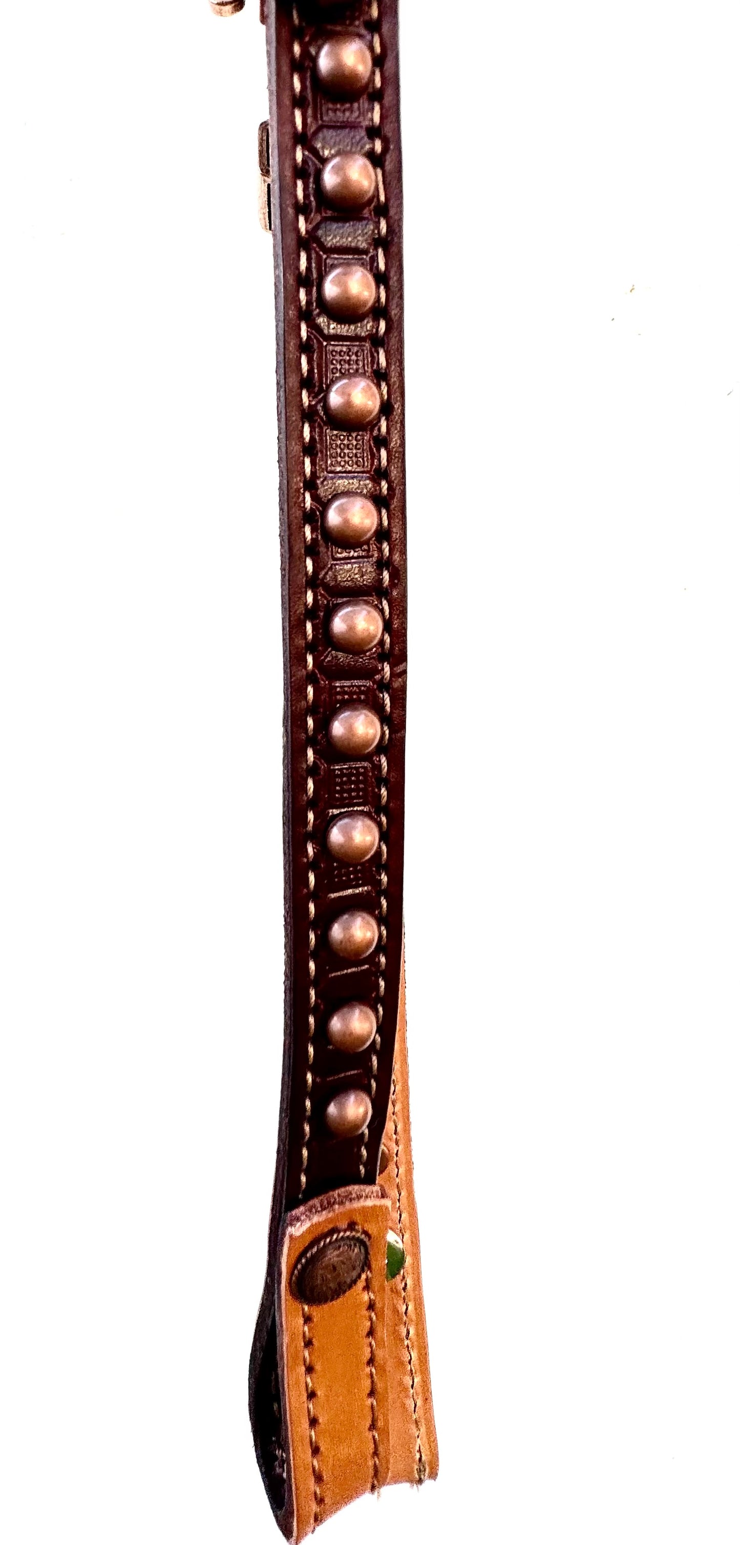 Fairytail Leather Co Mahogany Two-Tone Ranch Headstall