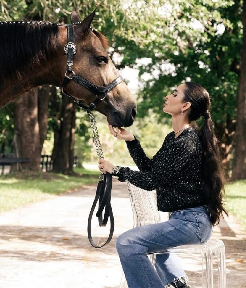 Perri’s Leather Crocodile Embossed Halter