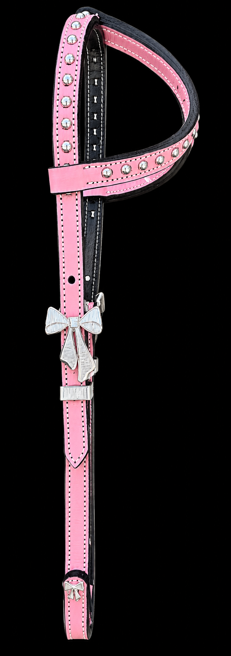 Fairytail Leather Co Dusty Pink Eel Headstall