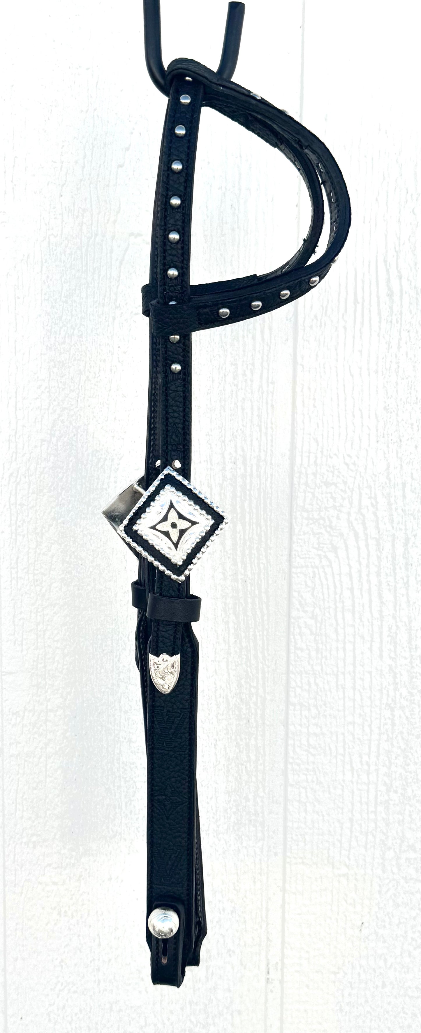 Fairytail Leather Co Black Designer Headstall