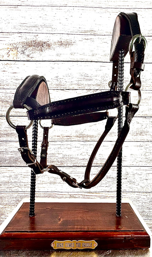 Havana Horse Size Padded English Show Halter