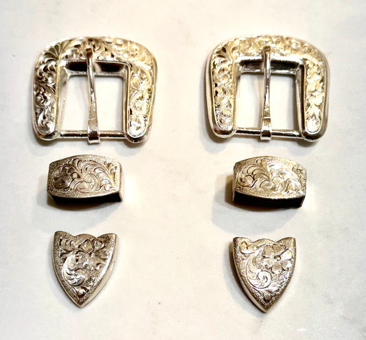 German Silver Buckles, 7/8”