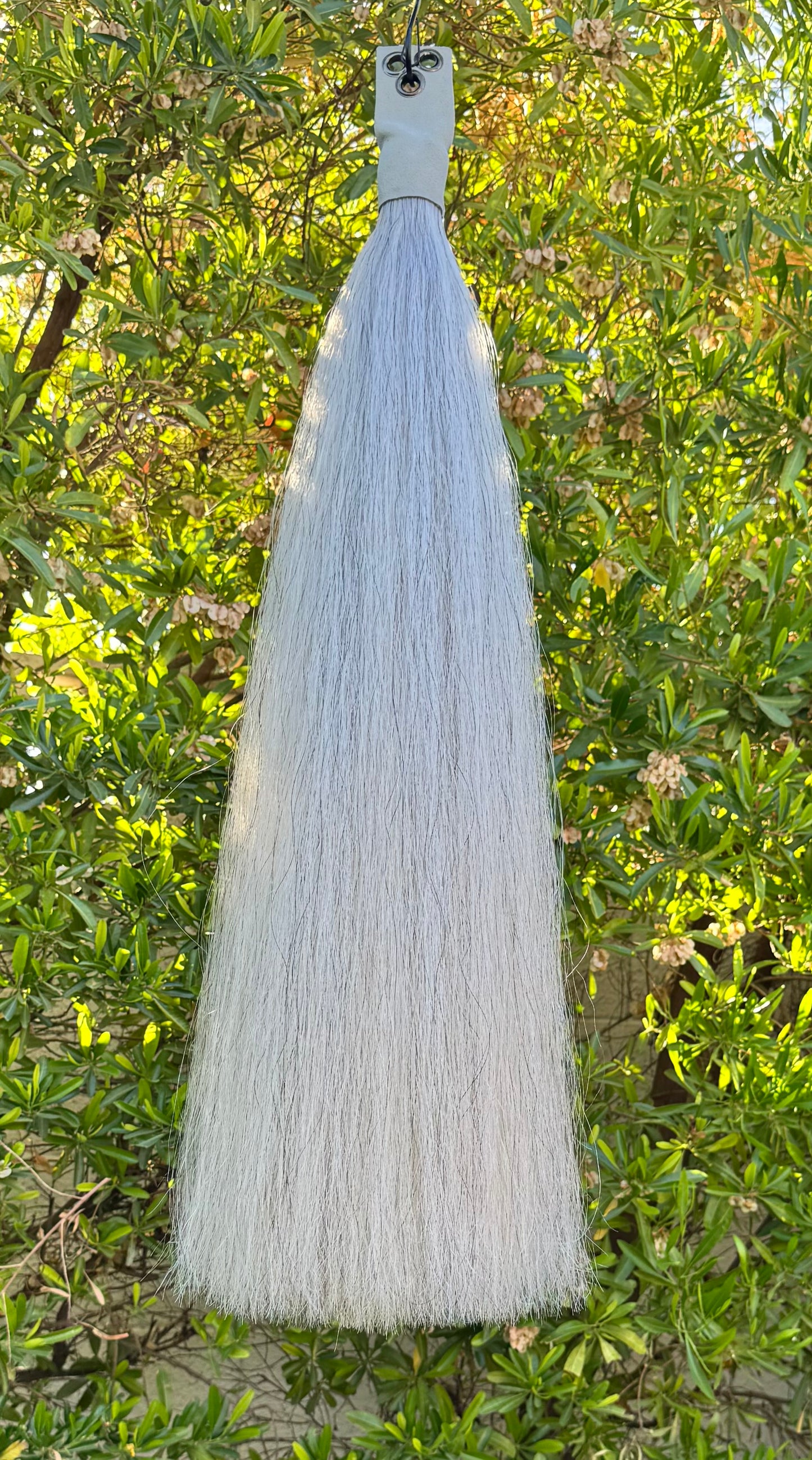 1 lb Extra Light Gray (w/Pure White) Tail Extension With Weight Setup, 30”