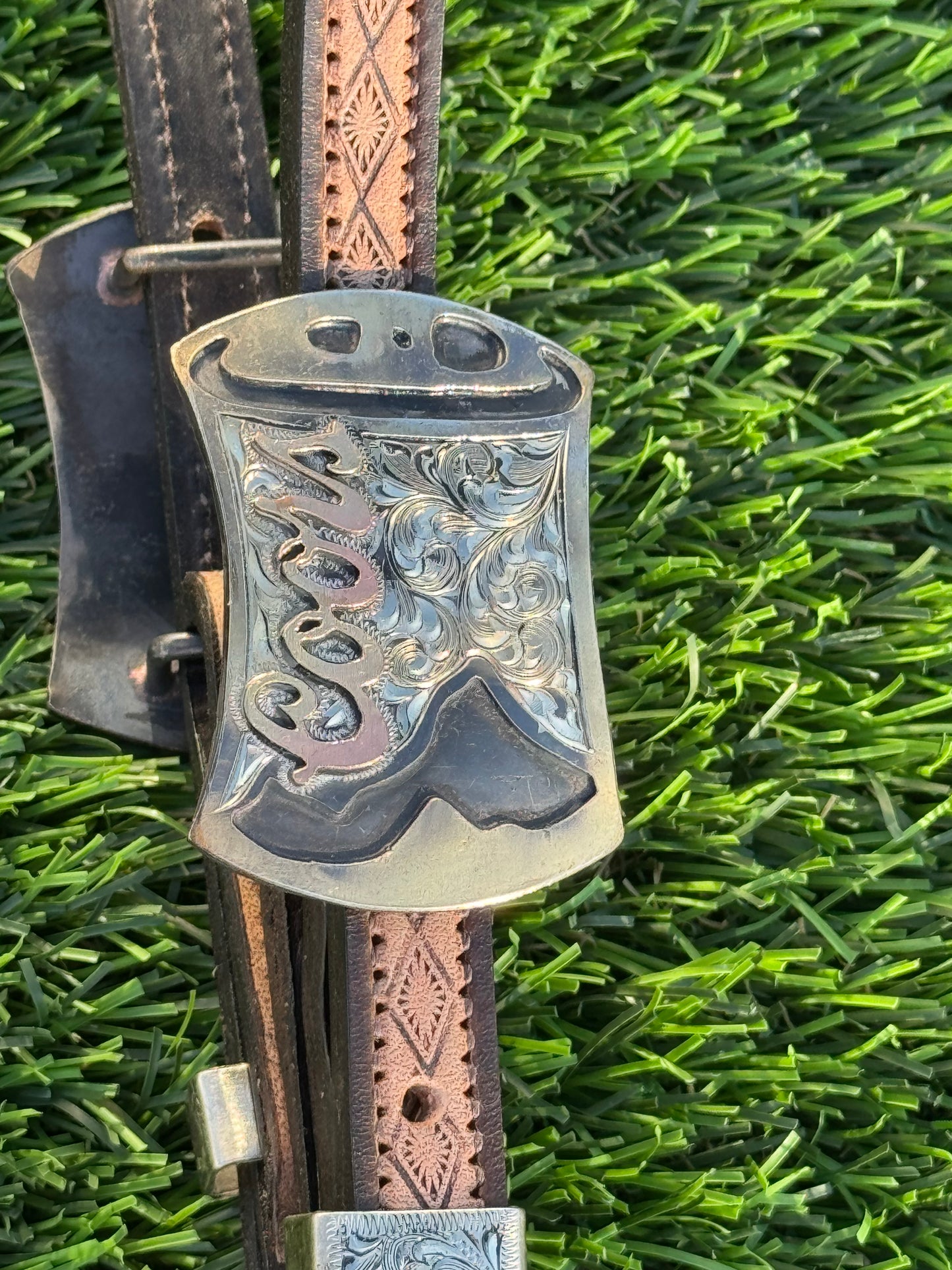 Fairytail Leather Co Two-Tone Beer Buckle Headstall