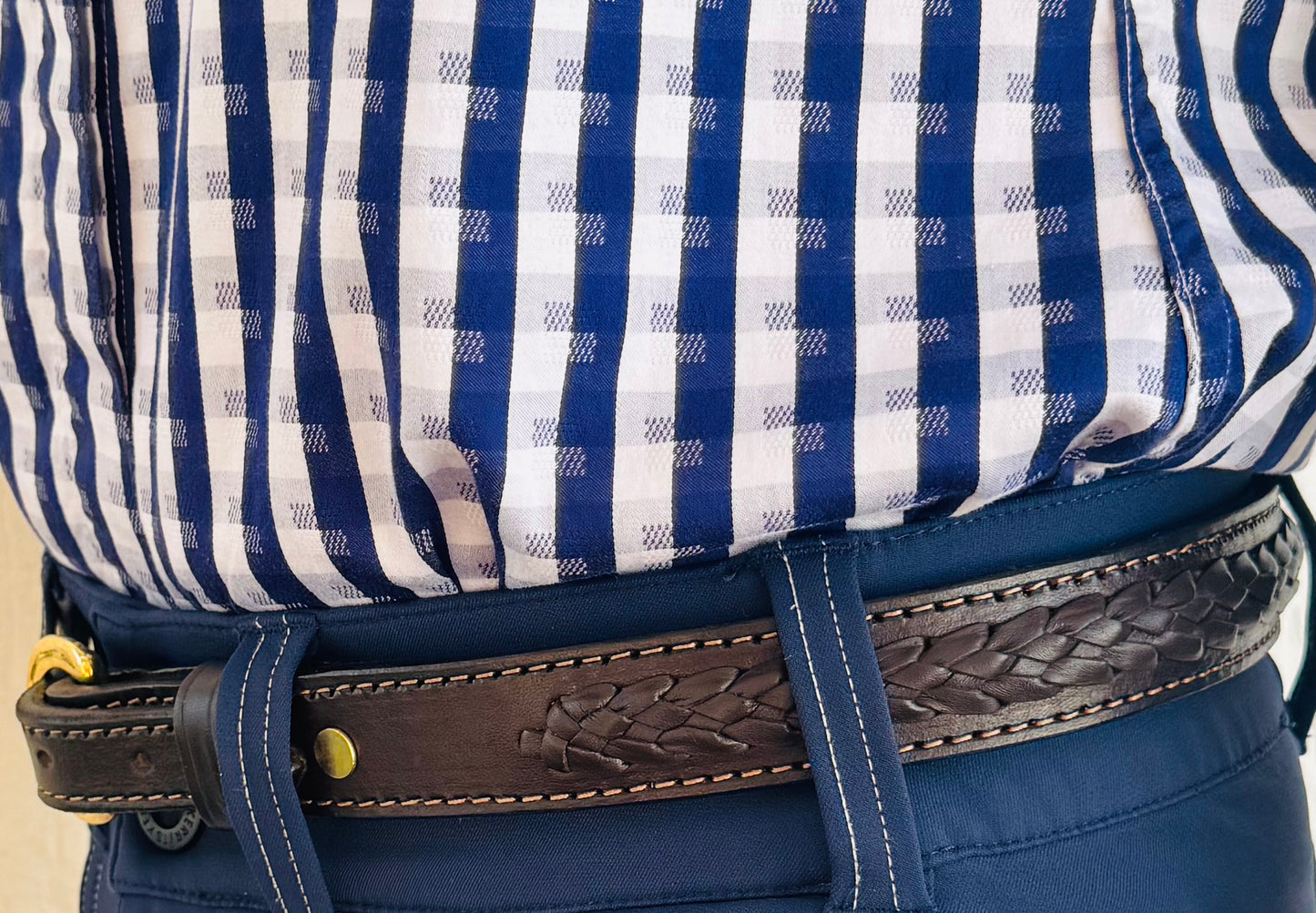 Fairytail Leather Braided Equestrian Belt