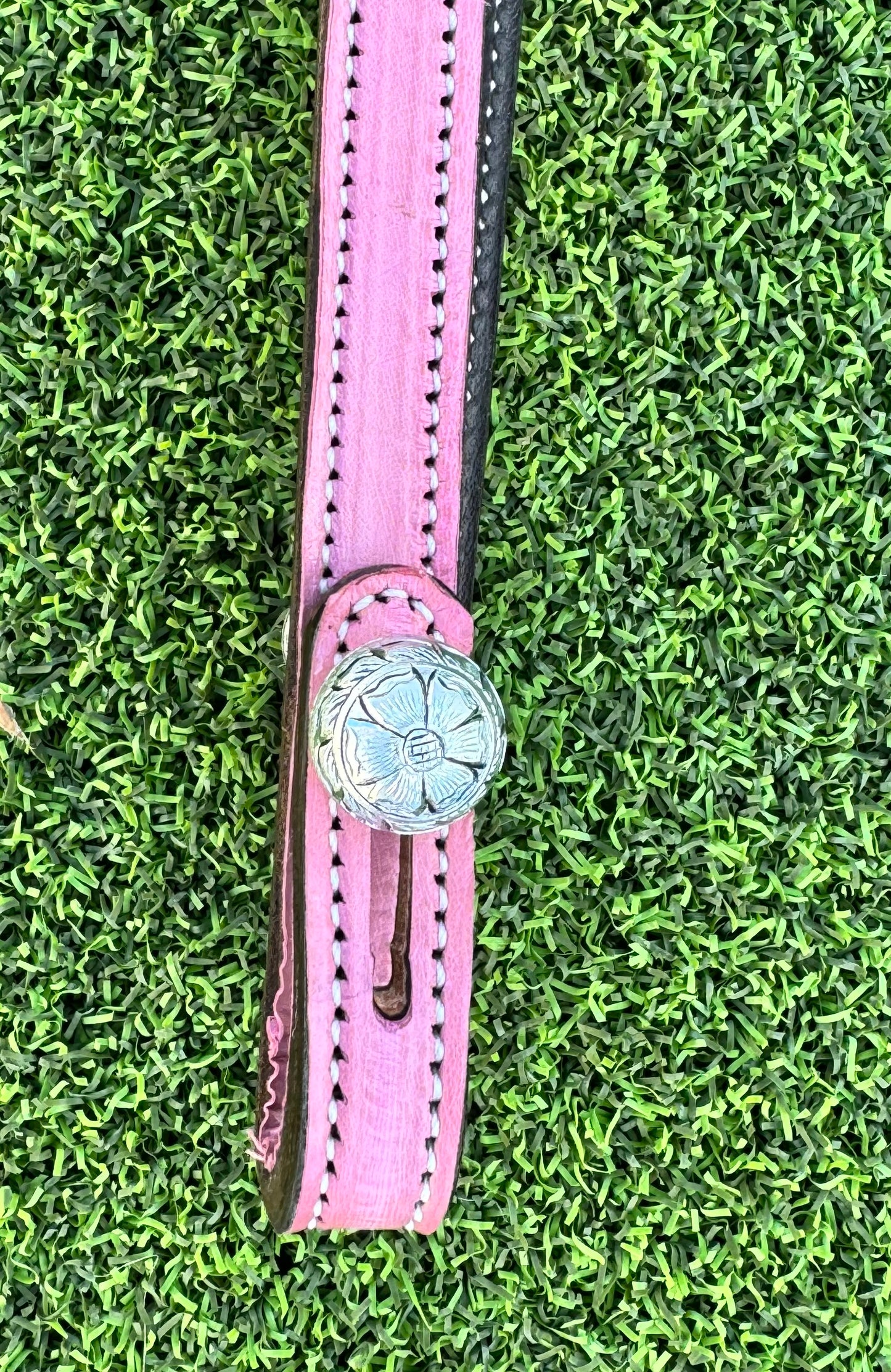 Fairytail Leather Co Dusty Pink Eel Headstall