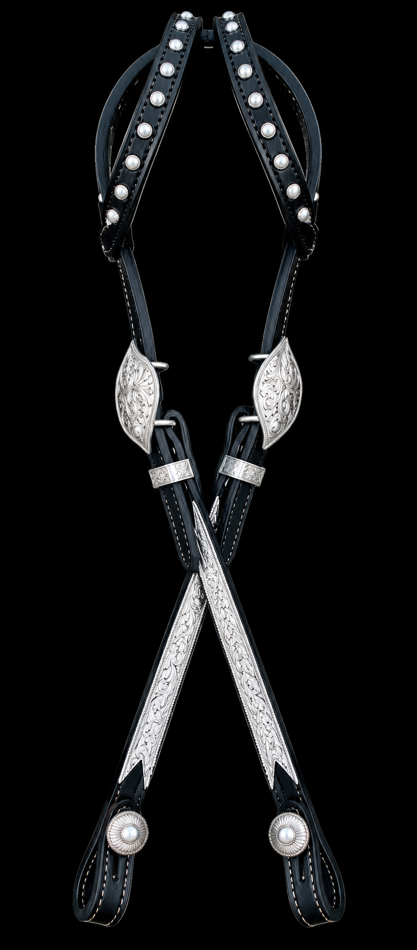 Fairytail Leather Black Headstall