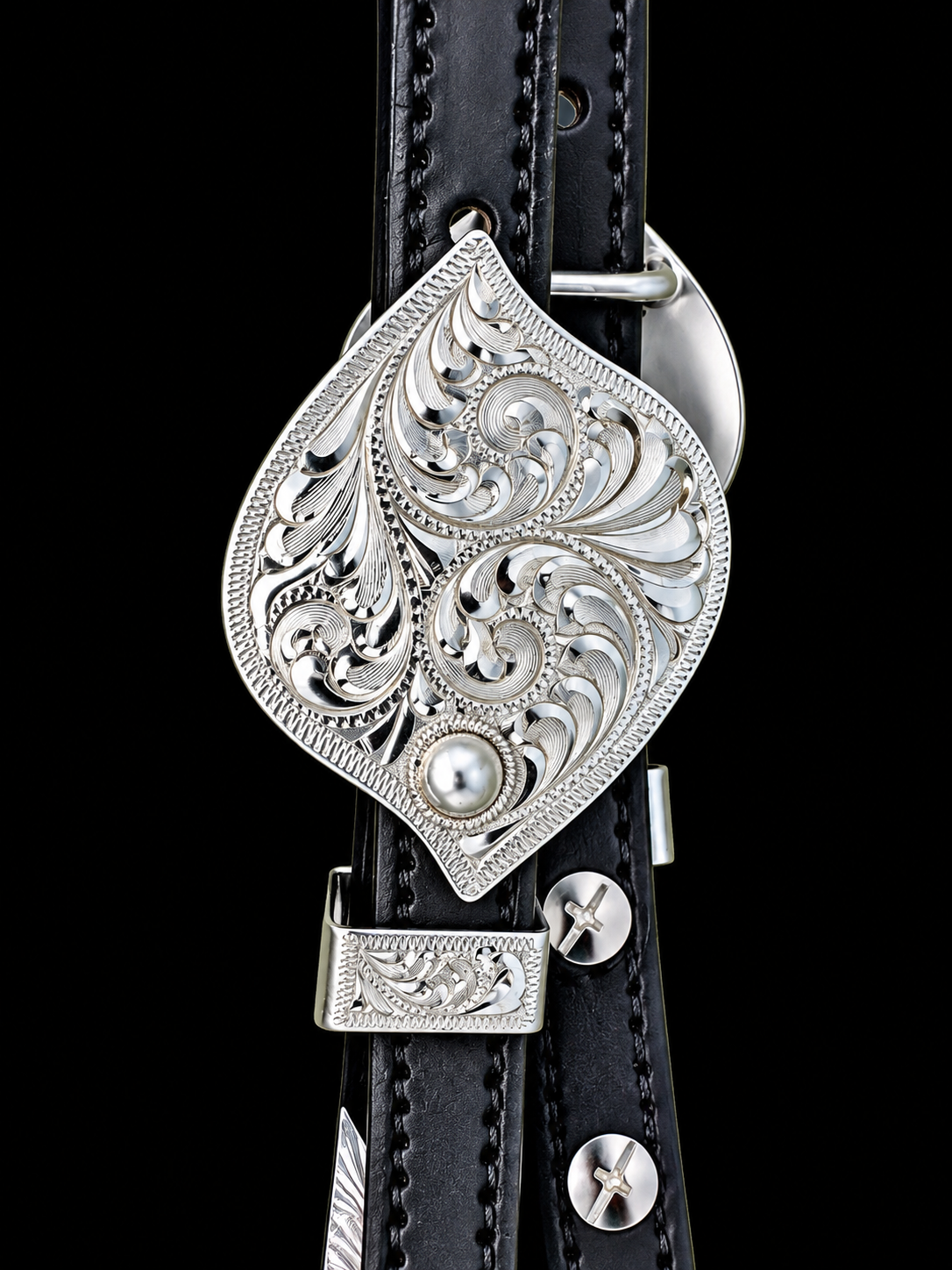Fairytail Leather Black Headstall