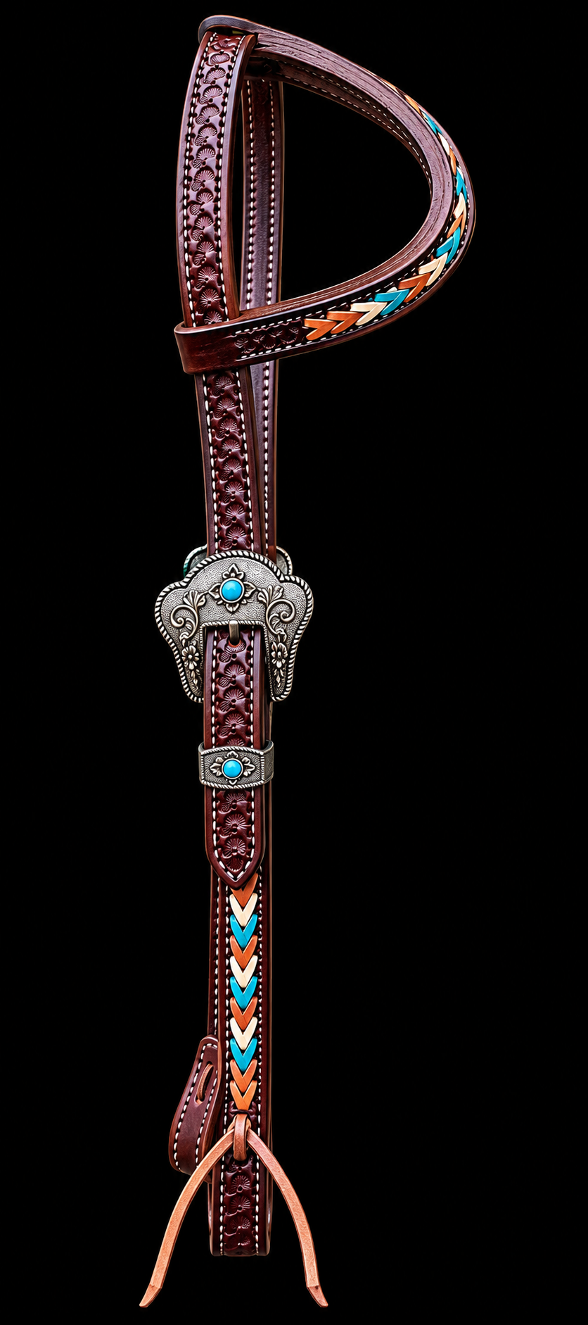 Fairytail Leather Co Kangaroo Lace Ranch Headstall