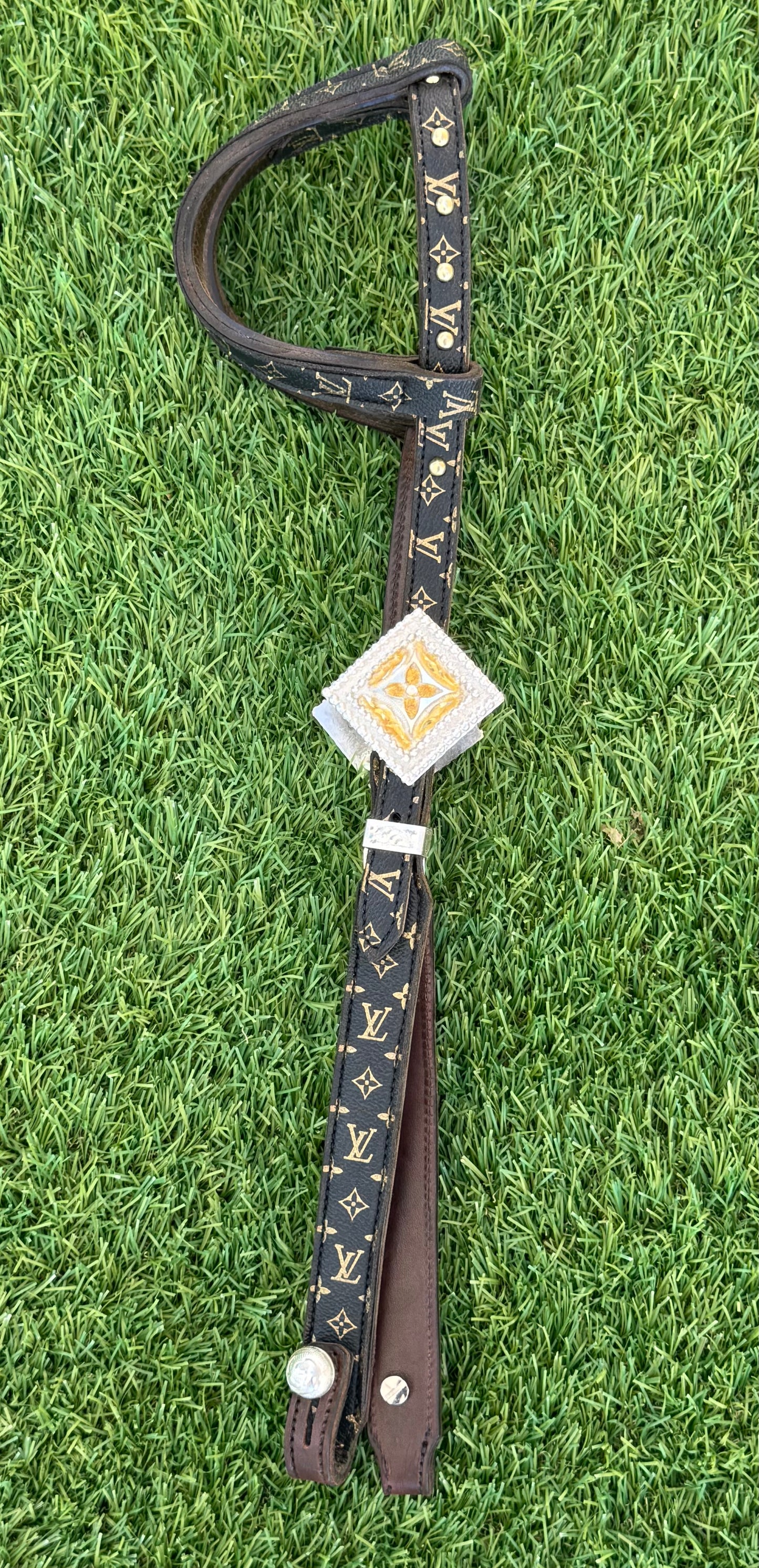 Fairytail Leather Co Black Designer Headstall