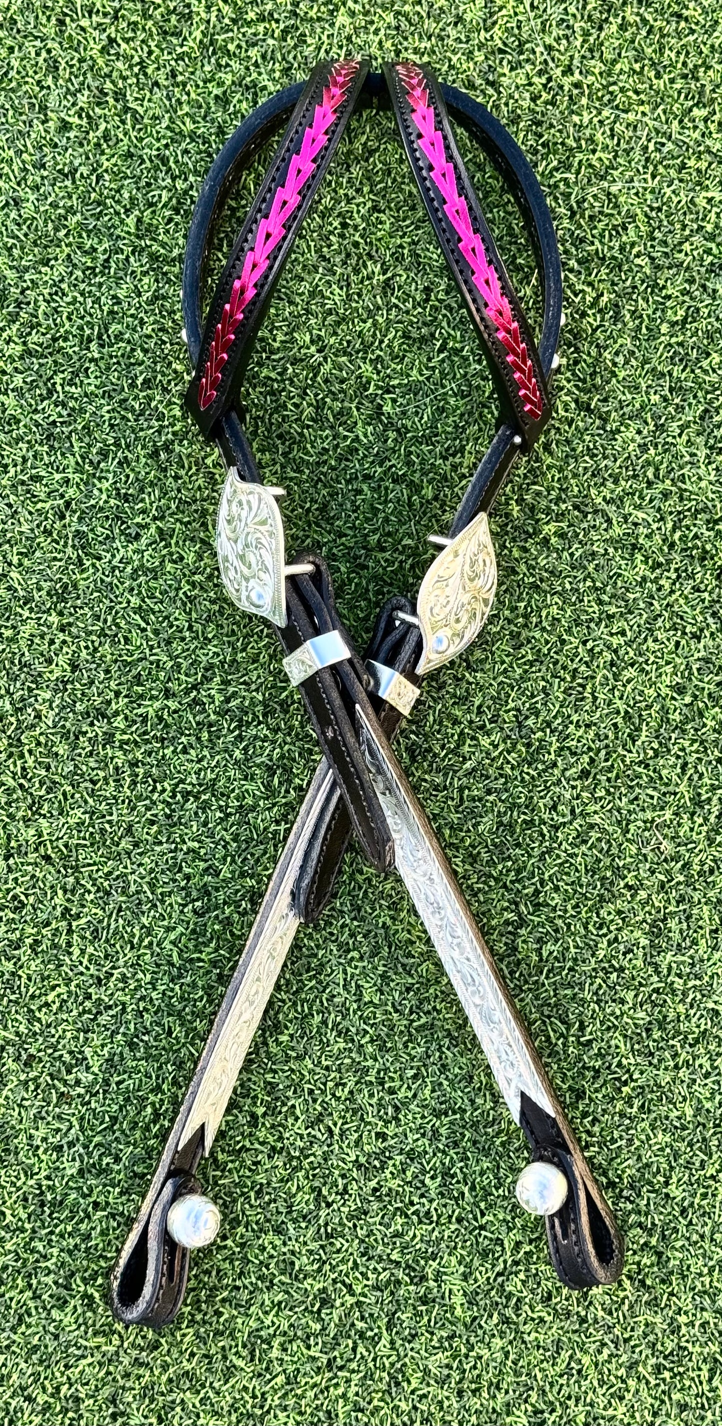 Fairytail Leather Black Headstall