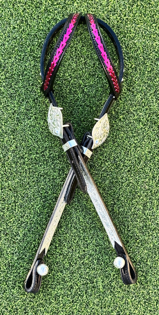 Fairytail Leather Black Headstall