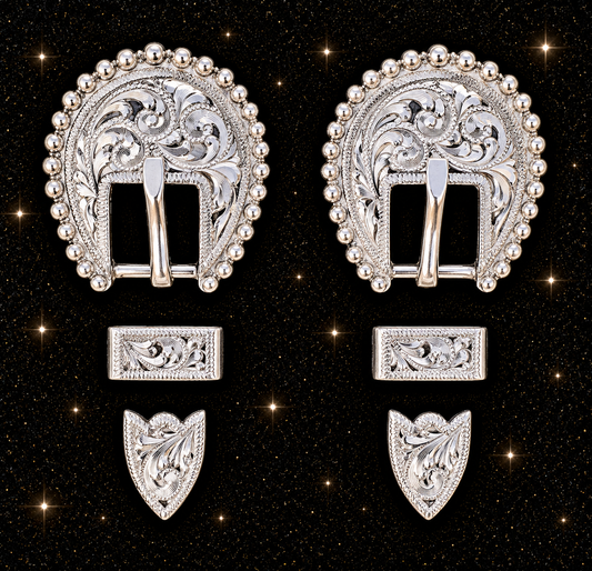 German Silver Buckles, 5/8”