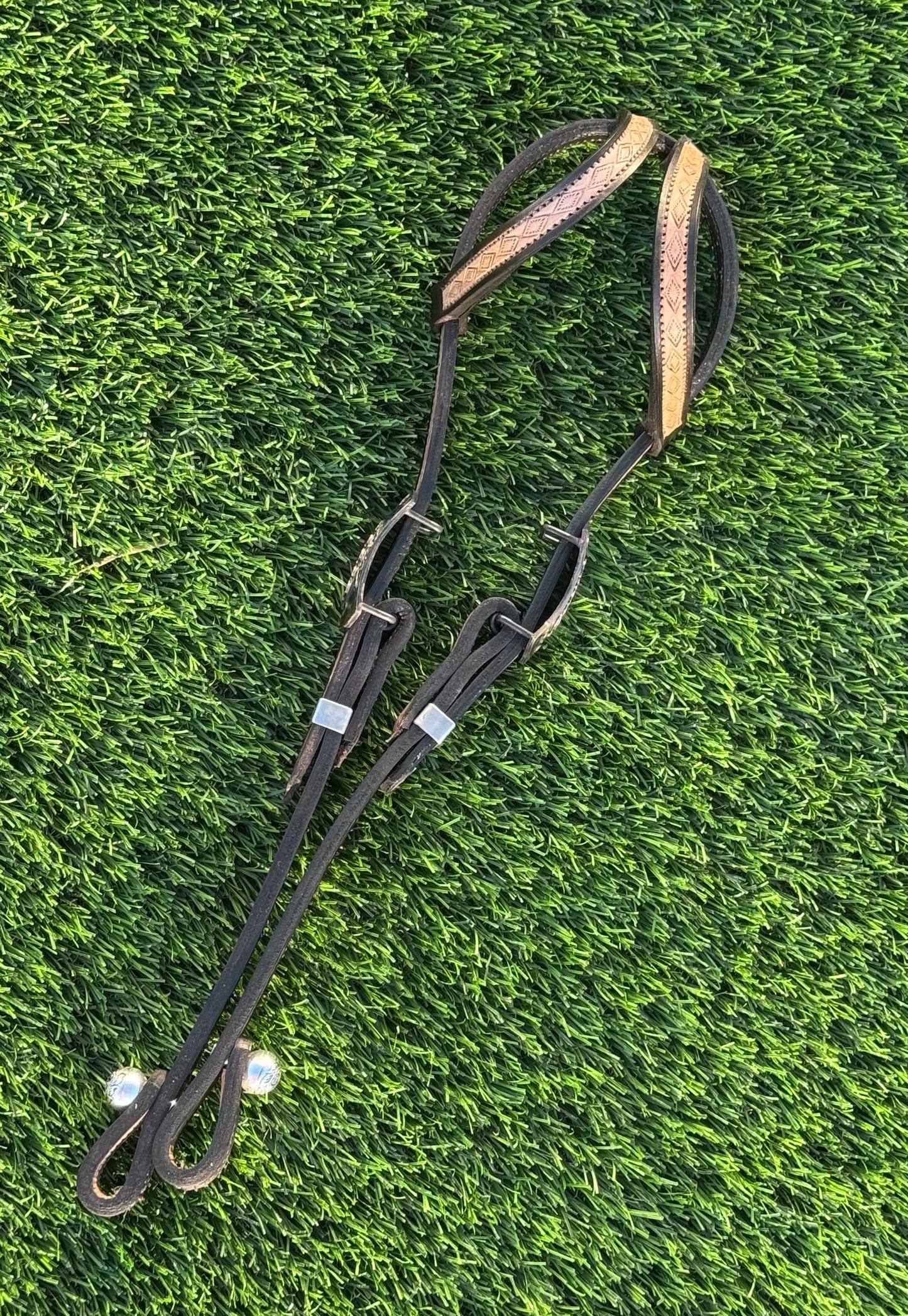 Fairytail Leather Co Two-Tone Beer Buckle Headstall