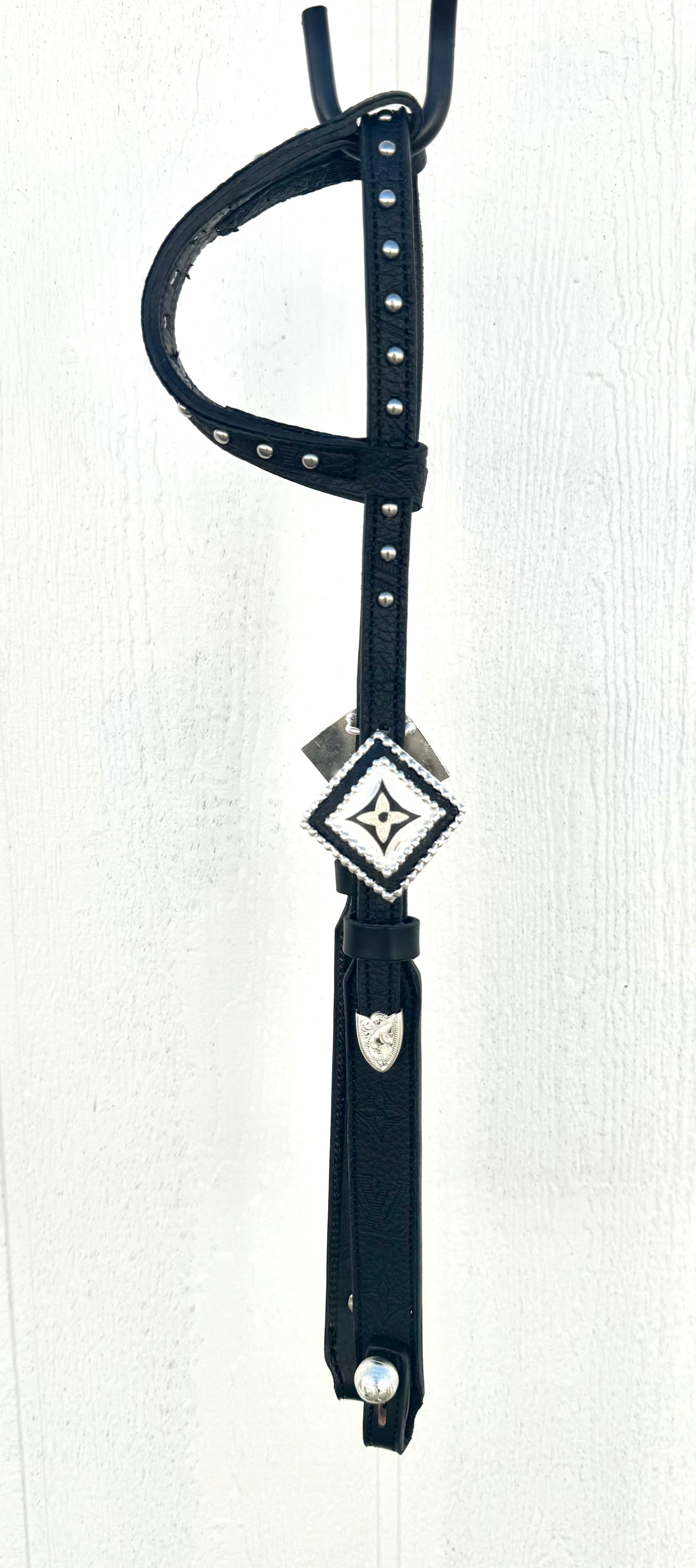 Fairytail Leather Co Black Designer Headstall