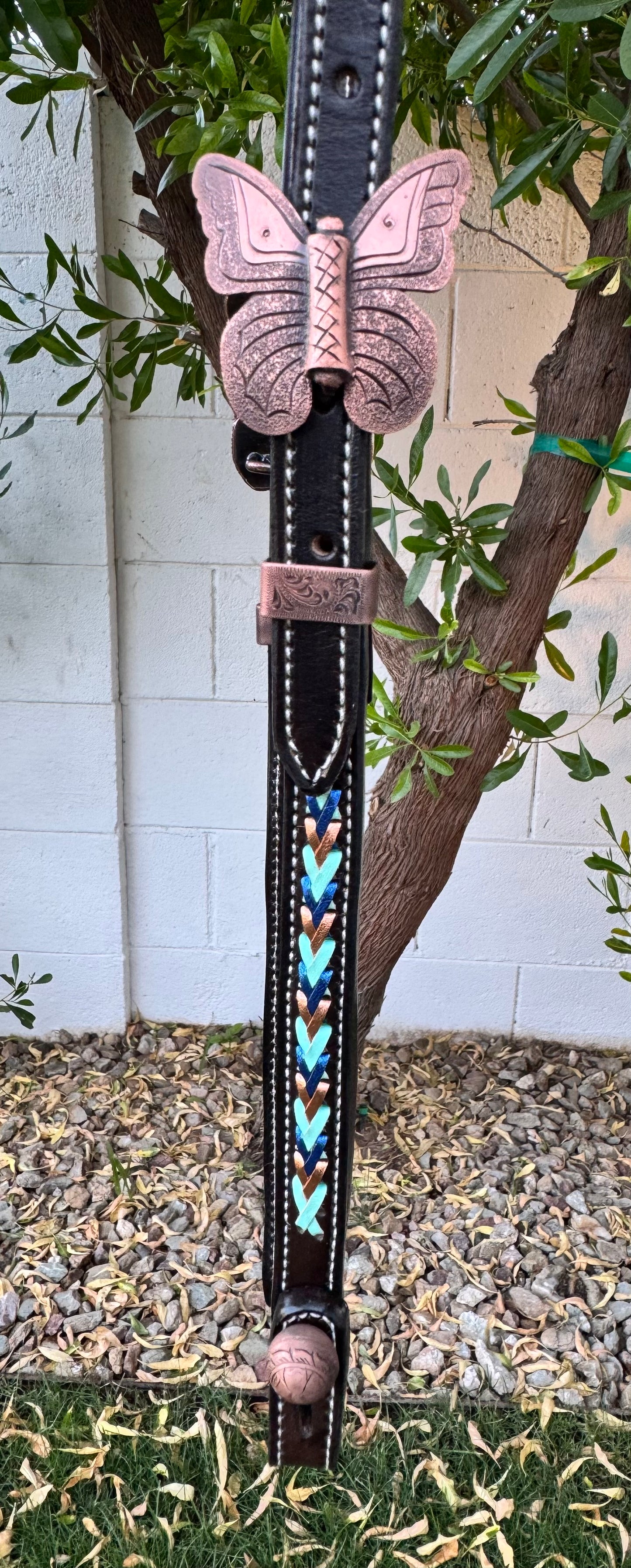 Fairytail Leather Co Kangaroo Lace Headstall