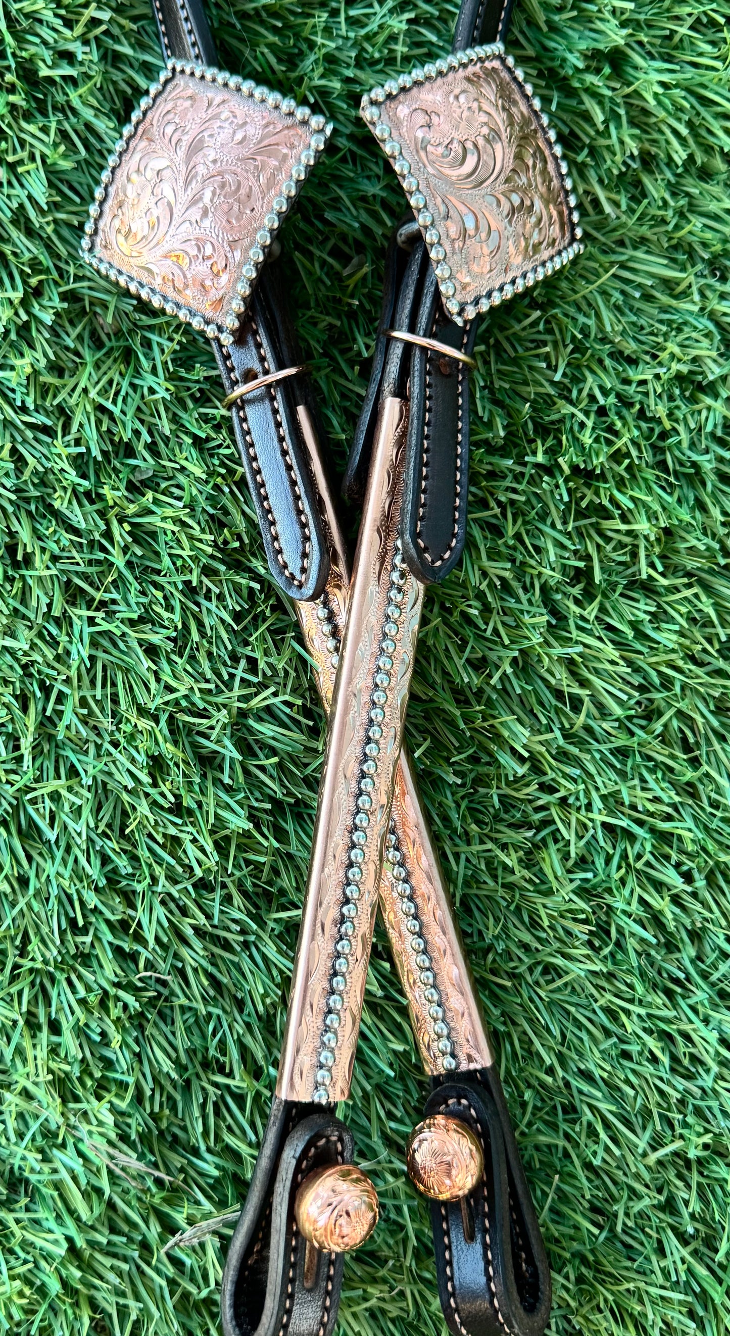 Fairytail Leather Copper Headstall