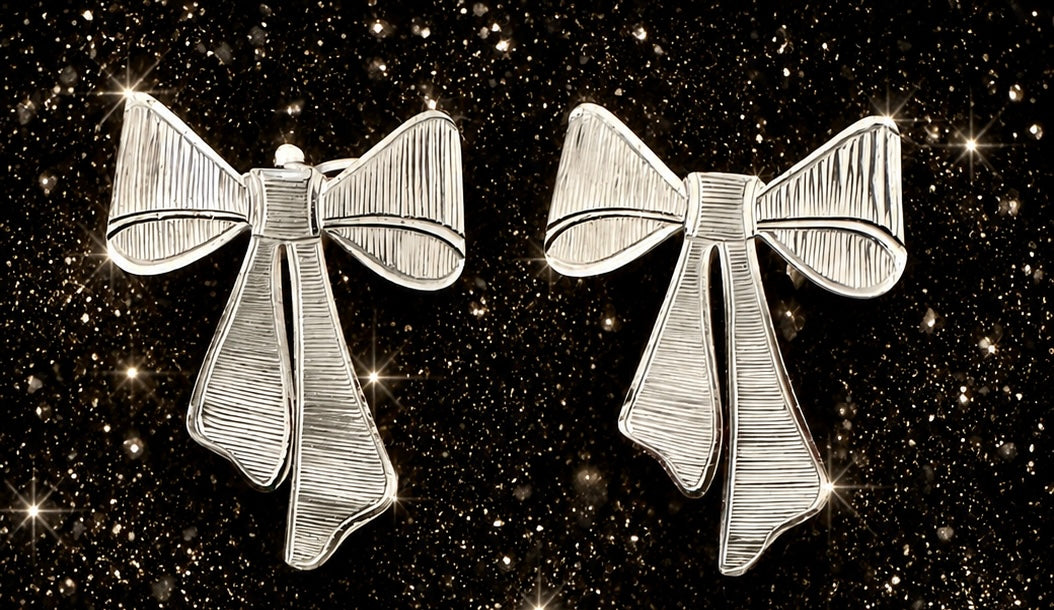 German Silver Bow Buckles, 5/8”