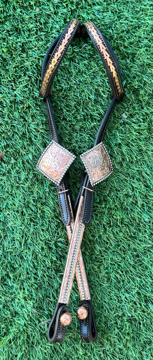 Fairytail Leather Copper Headstall